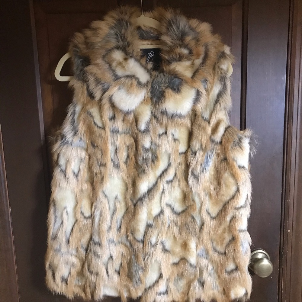 Rachel Zoe Faux Fur Vest